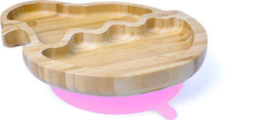 Jellybon Bambu Civciv Vakumlu Tabak (Pembe)