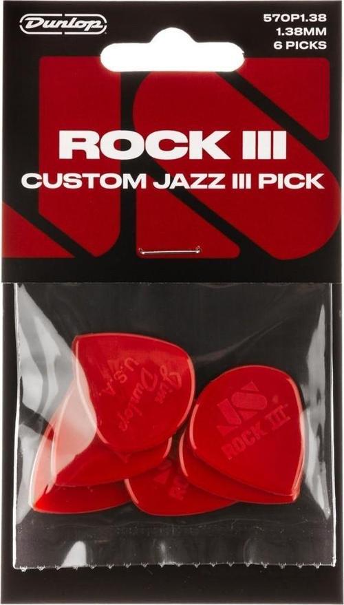 570P138 Rock III Nylon Custom Jazz III Pena (6'lı Paket)
