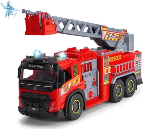 Volvo FMX Dev İtfaiye Kamyonu (57 cm)  Hortumlu ve Merdivenli Ekstra Büyük İtfaiye Aracı