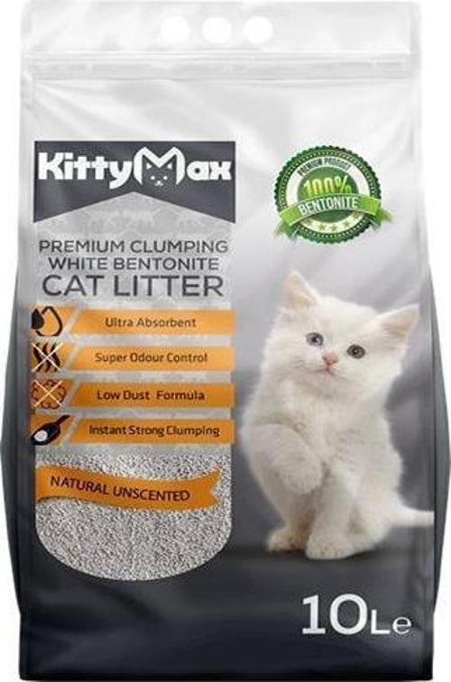 Naturel Kokusuz Bentonit Kedi Kumu 10 Lt