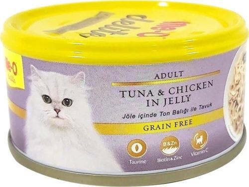 Delite Ton Balık ve Tavuklu Tahılsız Kedi Konservesi 80 Gr