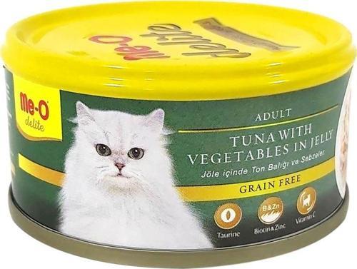 Delite Ton Balıklı Sebzeli Tahılsız Kedi Konservesi 80 Gr