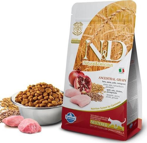Düşük Tahıllı Sterilised Tavuklu Narlı Kısır Kedi Maması 5 Kg