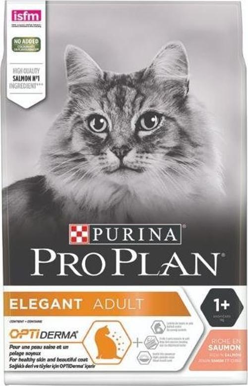 Elegant Derma Plus Somonlu Yetişkin Kuru Kedi Maması 1,5 Kg