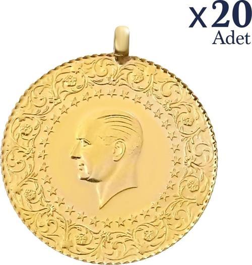 Eski Kulplu Ziynet Çeyrek Altın 20 Adet