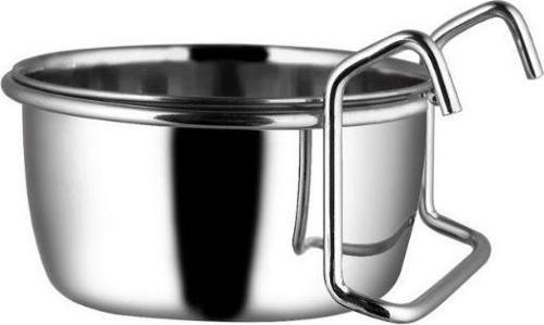 Orjin Kanca Askılı 30 Oz Çelik Kedi Köpek Yem Kabı