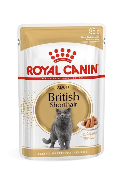 British Shorthair için Yaş Kedi Maması 85g
