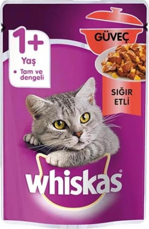Pouch Güveç Sığır Etli Kedi Konservesi 85Gr