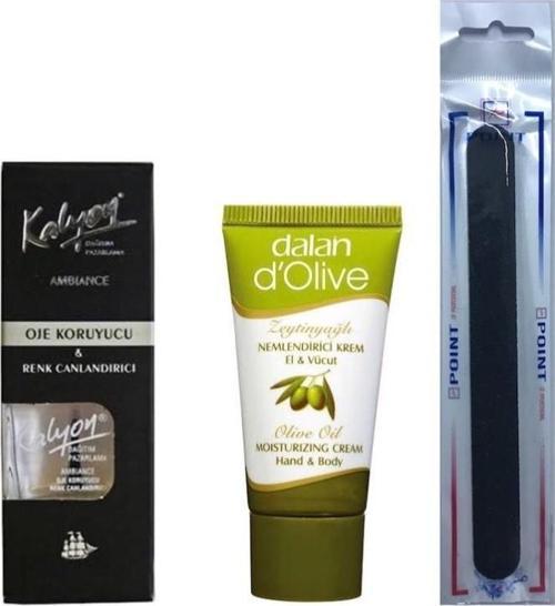 Oje Koruyucu + Dalan Krem 20 Ml + Tırnak Törpüsü
