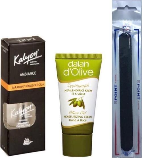 Sararmayı Önleyici Cila + Dalan Krem 20 Ml + Tırnak Törpüsü