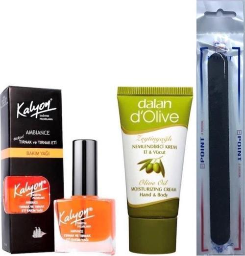 Tırnak Bakım Yağı + Dalan Krem 20 Ml + Tırnak Törpüsü