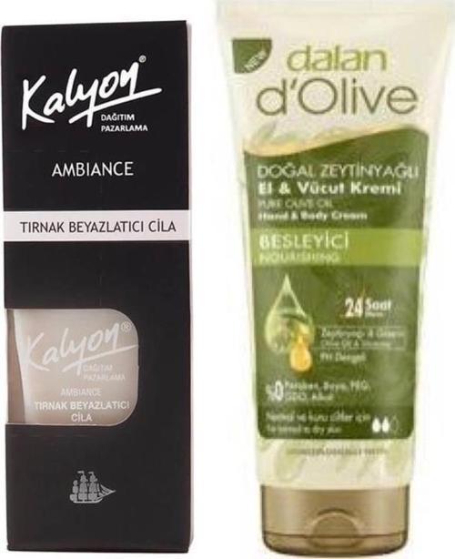 Tırnak Beyazlatıcı Cila + Dalan Tüp Krem 20 Ml