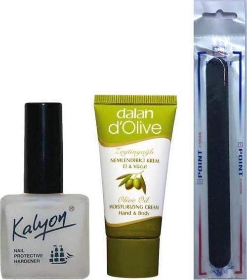Tırnak Sertleştirici + Dalan Krem 20 Ml + Tırnak Törpüsü
