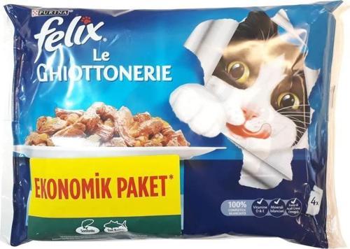 Ton ve Somon Balıklı Yaş Kedi Maması 4 Al 3 Öde