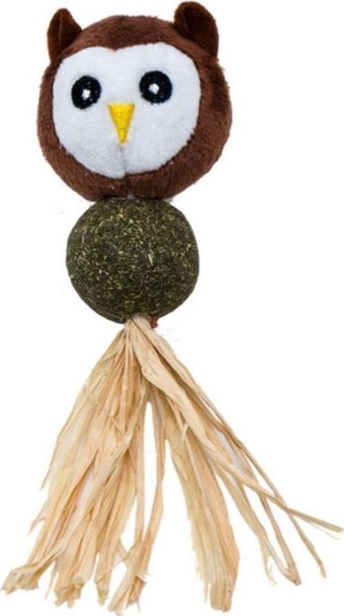 Catnipli Peluş Baykuş Kedi Oyuncağı 27 cm