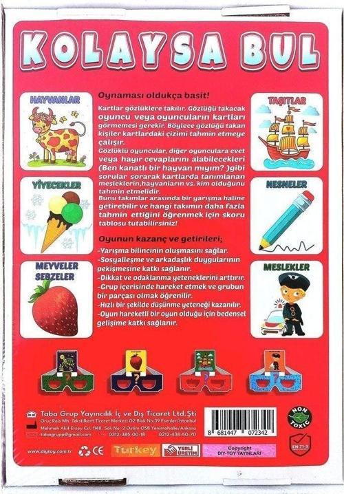 1631550 KOLAYSA BUL TAHMİN ETME OYUNU