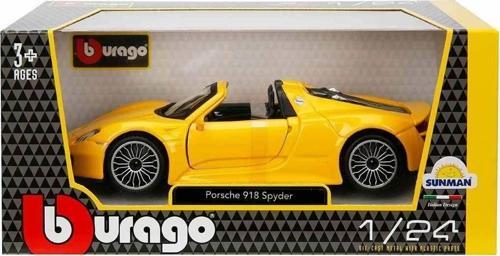 21076  1:24 Porsche 918 Spyder Model Araba -Sunman
