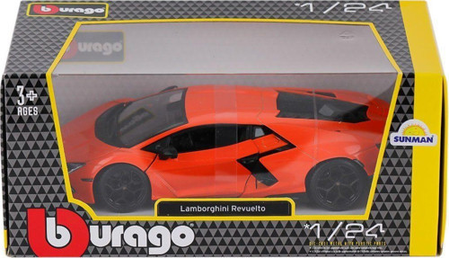 21106 Burago Lamborghini Revuelto 1:24 Turuncu -Sunman