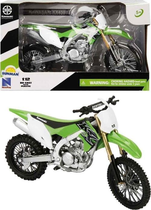 57483 SUN- Kawasakı  KX450 Yeşil 1:12