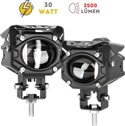 Scorpion 30W 3 Renkli Motosiklet Led Sis Farı