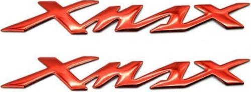 Yamaha Xmax Kabartmalı Sticker Solmayan Etiket Takımı Kırmızı