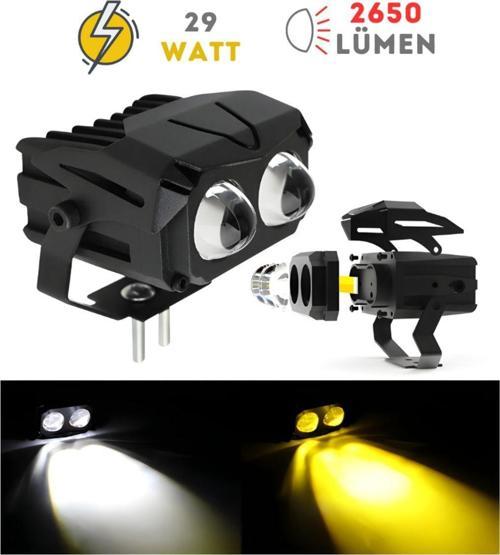 Dualgun 29W Motosiklet Led Sis Farı
