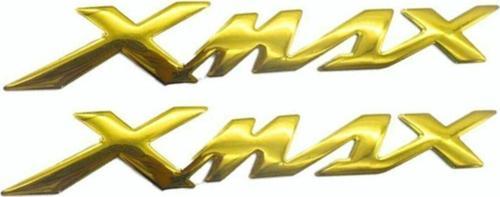 Yamaha Xmax Kabartmalı Sticker Solmayan Etiket Takımı Altın