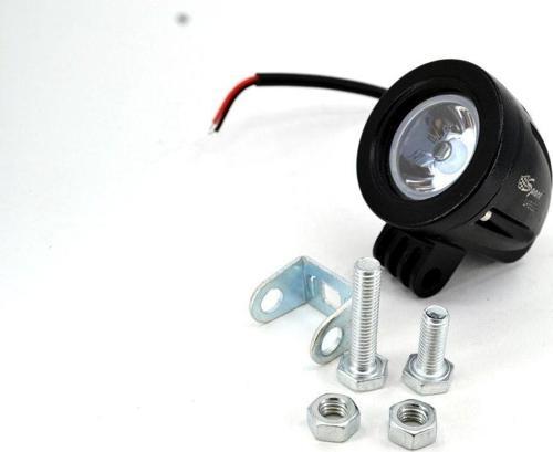 Motosiklet Ilave Far Sis Beyaz Led Lamba Mini Metal 1 Adet