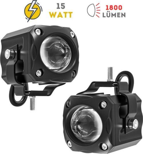 Scor 15W 3 Renkli Motosiklet Led Sis Farı