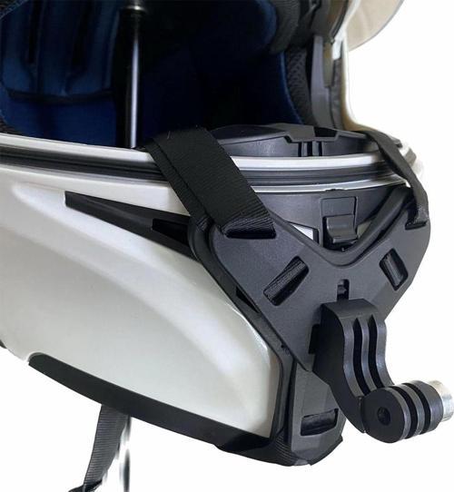 Kask Çene Bağlantılı Kamera Tutucu Aparatı