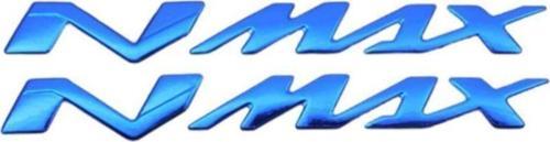 Yamaha Nmax Kabartmalı Sticker Solmayan Etiket Takımı Mavi