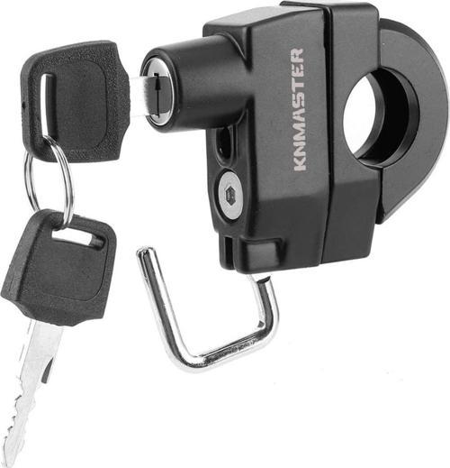 Evrensel Motosiklet Kask Kilidi 22-26 Mm Siyah