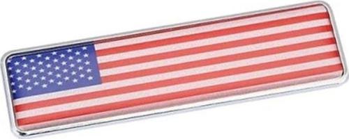 Amerika Bayrağı Tasarımlı Damlalı Alüminyum Sticker