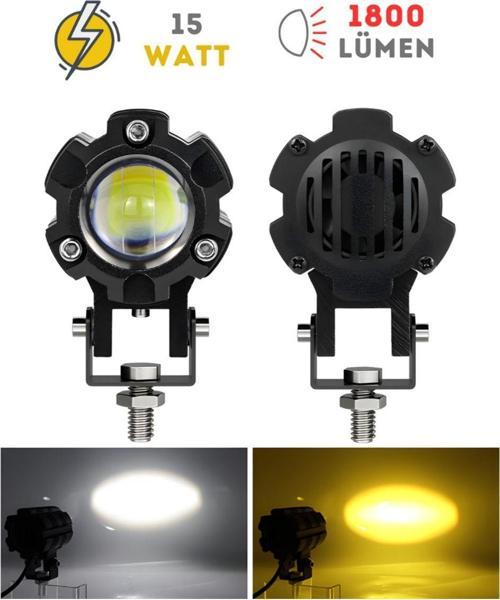 Kugel 15W Motosiklet Led Sis Farı