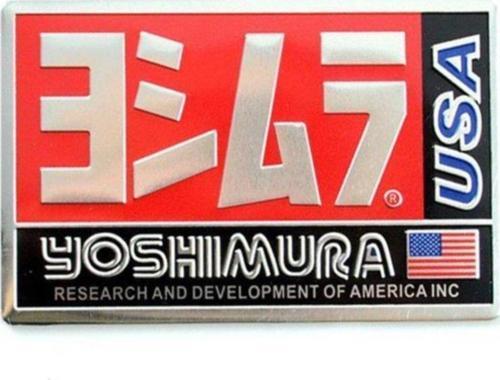 Yoshimura Exhaust Alüminyum Kare Sticker Yapıştırma