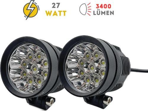 Alien 27W Motosiklet Led Sis Farı Uyumlu