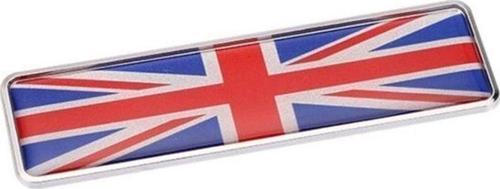 Ingiltere Bayrağı Tasarımlı Damlalı Alüminyum Sticker Uzun