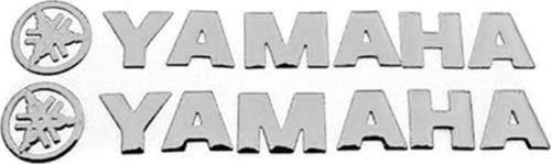 Yamaha Kabartmalı Sticker Yapıştırma Gümüş