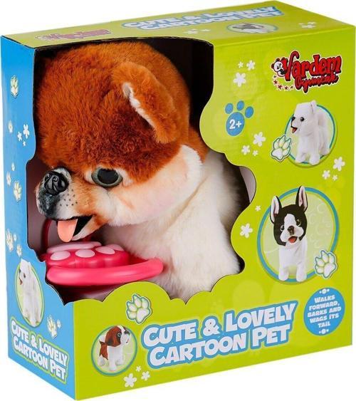 PR66699-26 Yürüyen Tasmalı Peluş Köpek