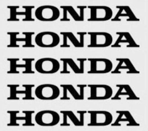 Honda Motosiklet Otomobil Sticker Etiket Takımı 5’Li Paket