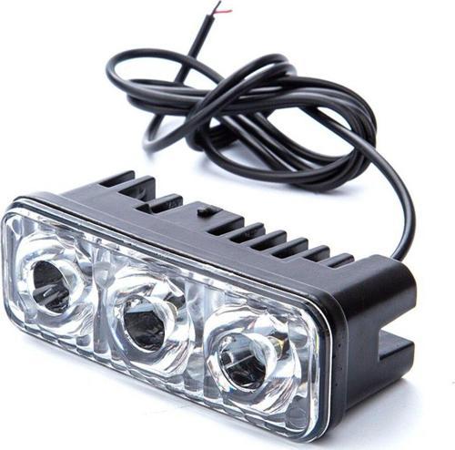 3 Led’Li Beyaz Led Sis Farı
