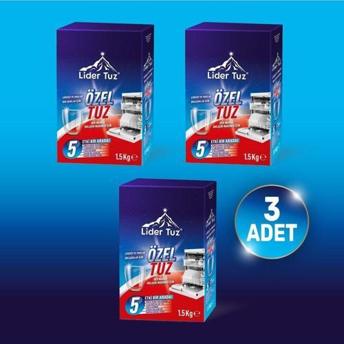 Bulaşık Makinası Tuzu Yerli Üretim (Özel Tuz) 1,5 Kg X3