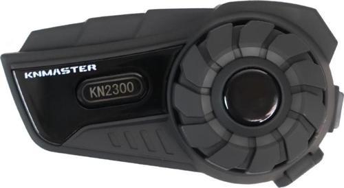 Kn2300 Motosiklet Kask İnterkom Bluetooth Intercom Kulaklık Seti - Siyah