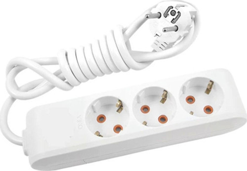 Multilet 3 Lü 2 Mt (2 Metre) Çocuk Korumalı Grup Priz Uzatma Kablosu Üçlü Iki Metre 2m Priz