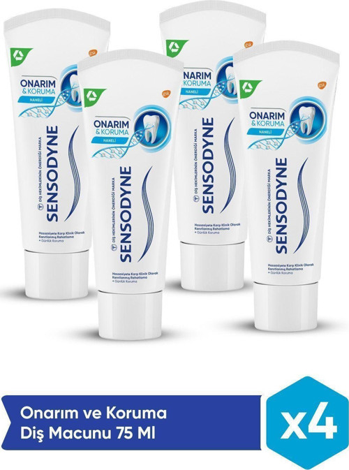 Onarım Ve Koruma 75ml Diş Macunu 4'lü Paket