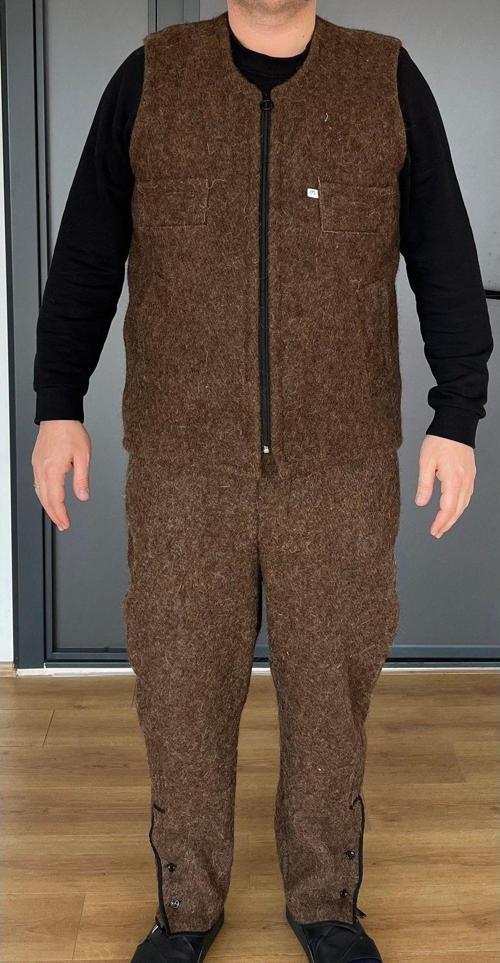 Keçe Yelek Ve Pantolon Alt Üst Takımı