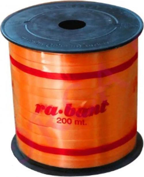 Rafya Şerit Kurdele En : 8 Mm - 200 Mt. Turuncu