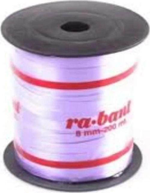 Rafya Şerit Kurdele En : 8 Mm - 200 Mt. Mor