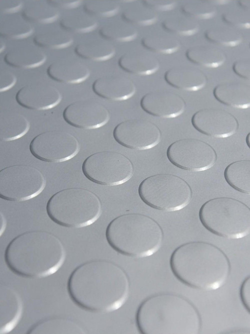 Pvc Paralı Muşamba Zemin Döşemesi, Otomobil Tabanı Gri 100X50 Cm.