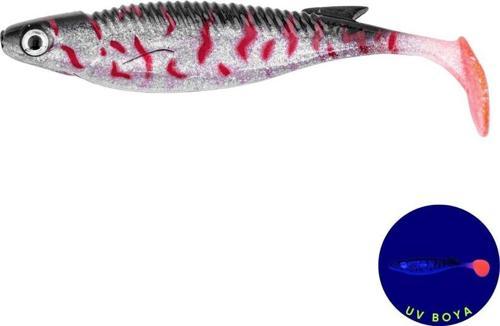 Silikon Sahte Balık - 10g 100mm - Fishack PredatorX - UV Boyalı - Venom